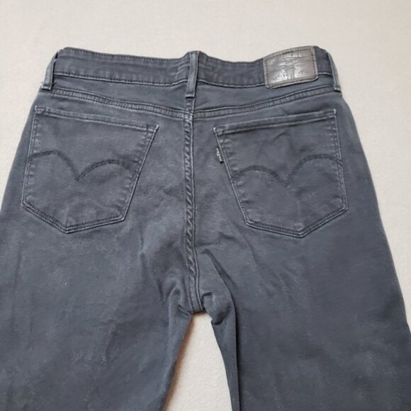 Levis Premium 711 Skinnyblackwomens Jeans Size 29 - Picture 4 of 10